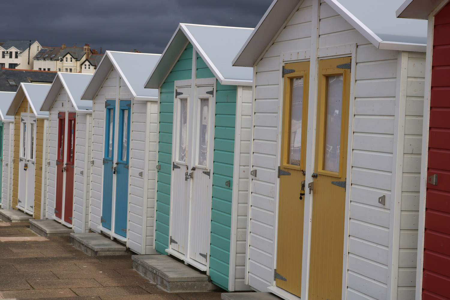 Strands, Bude, Cornwall beach huts